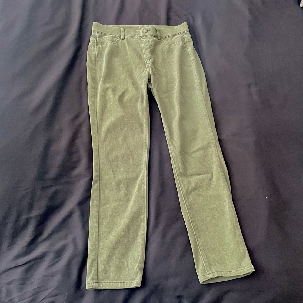 Small green jegging pants | Uniqlo